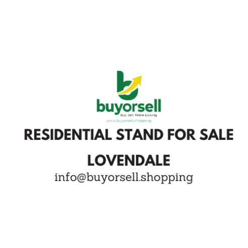 Residential Stand for sale l Lovendale , Bulawayo