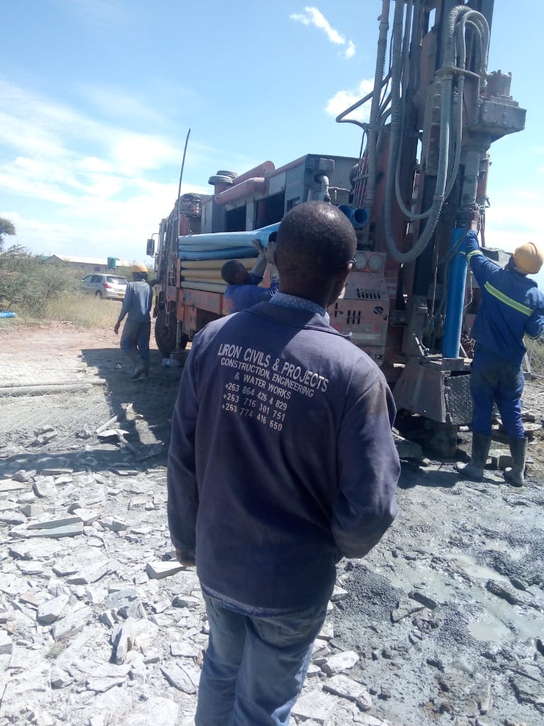 Borehole drilling services at Liron Civils and Projects in Bulawayo