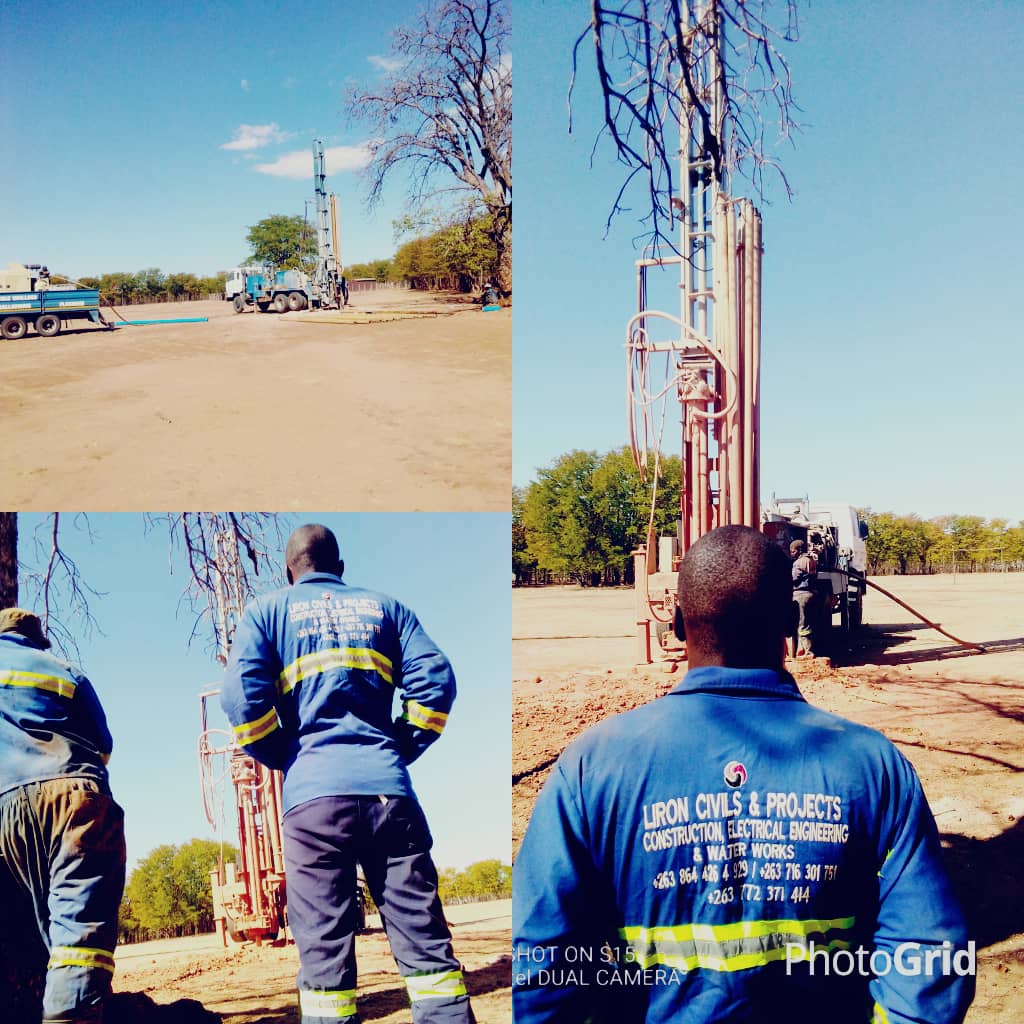 Borehole drilling services at Liron Civils and Projects in Bulawayo
