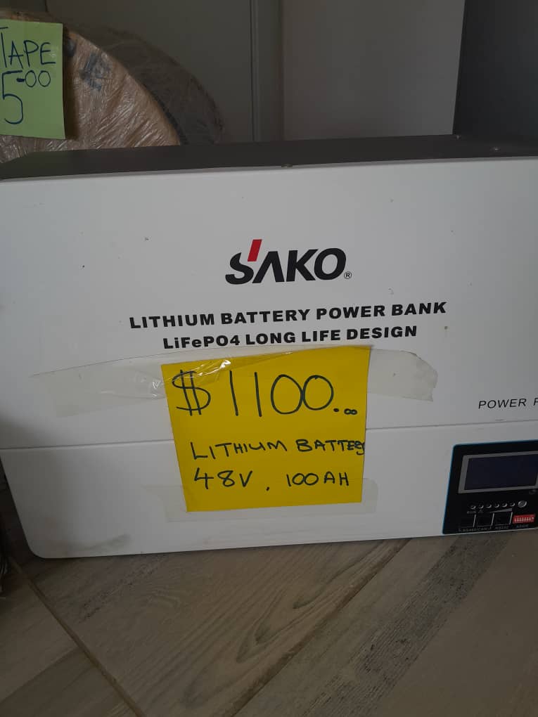 Lithium Battery power bank at Liron Civils and Projects in Bulawayo – Buyorsell Marketing