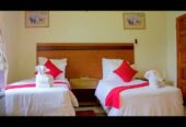 Standard rooms with twin beds at Trigger lodge in Gwanda