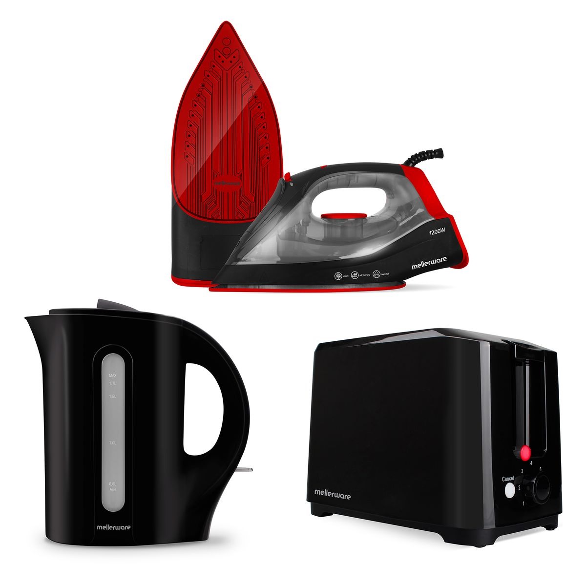 Piece Pack Kettle I Toaster I Steam Iron (3 in 1) for sale in Bulawayo