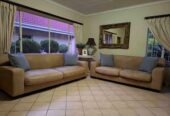 Genuine leather beoreaueiful 3 & 4  seater couches. Excellent condition – buyorsell.shopping